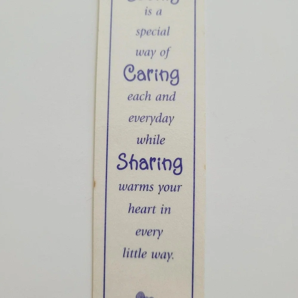 Vintage 90s Precious Moments Bookmark Girl Dogs Cottagecore, 1998 Enesco PCC477A